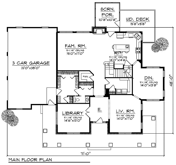 One Story House Design