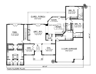 House Plan 88405