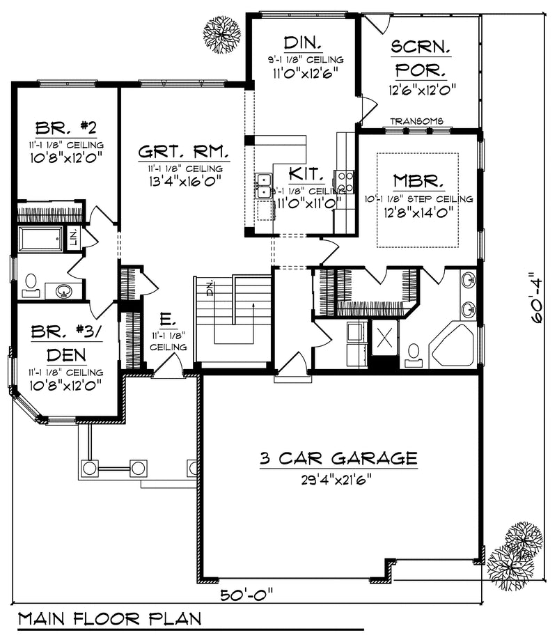     88805-front-traditional-ranch-house-plan-3-bedroom-5-bathroom