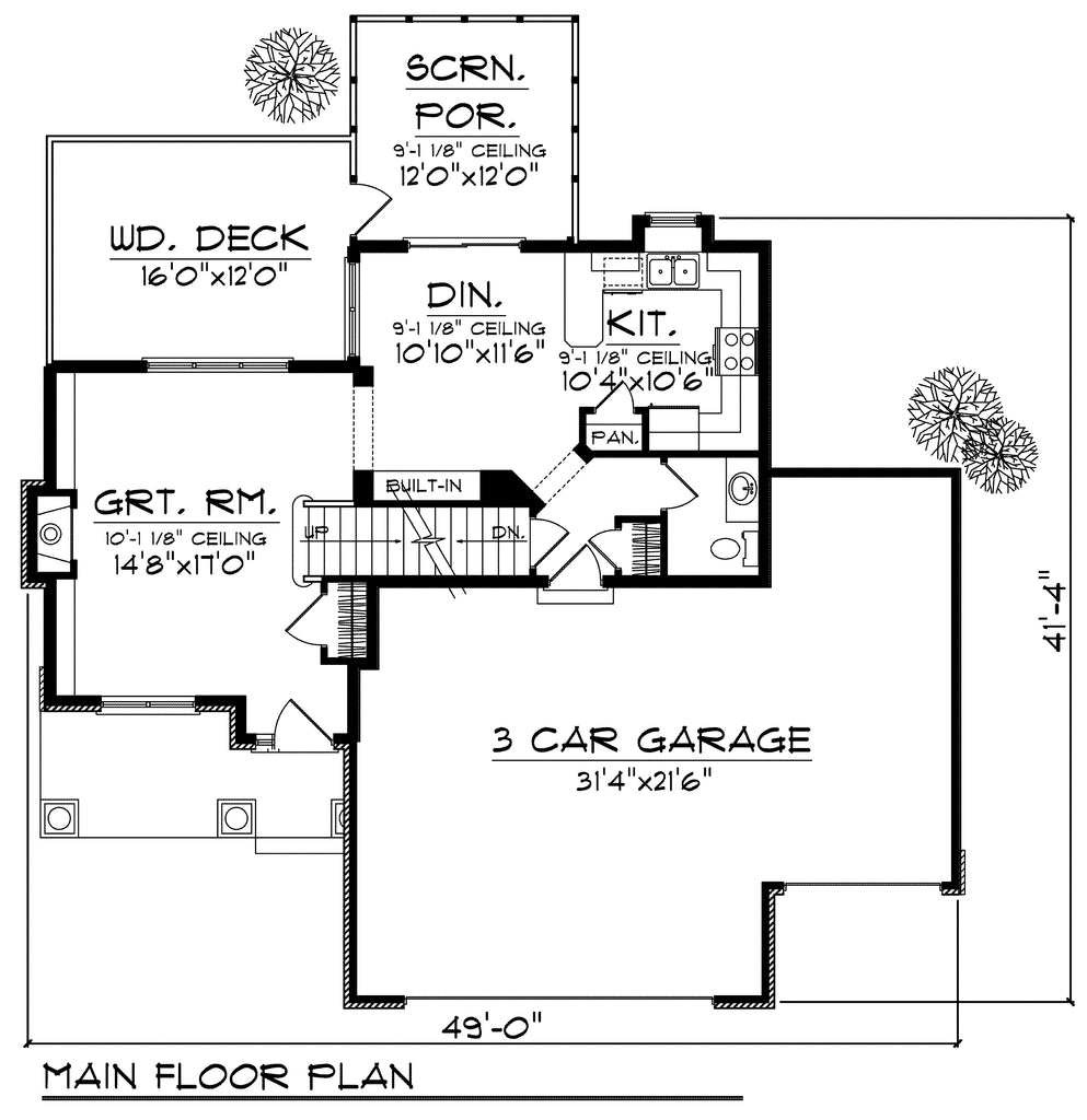 House Plan 89005