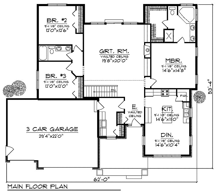 House Plan 91005