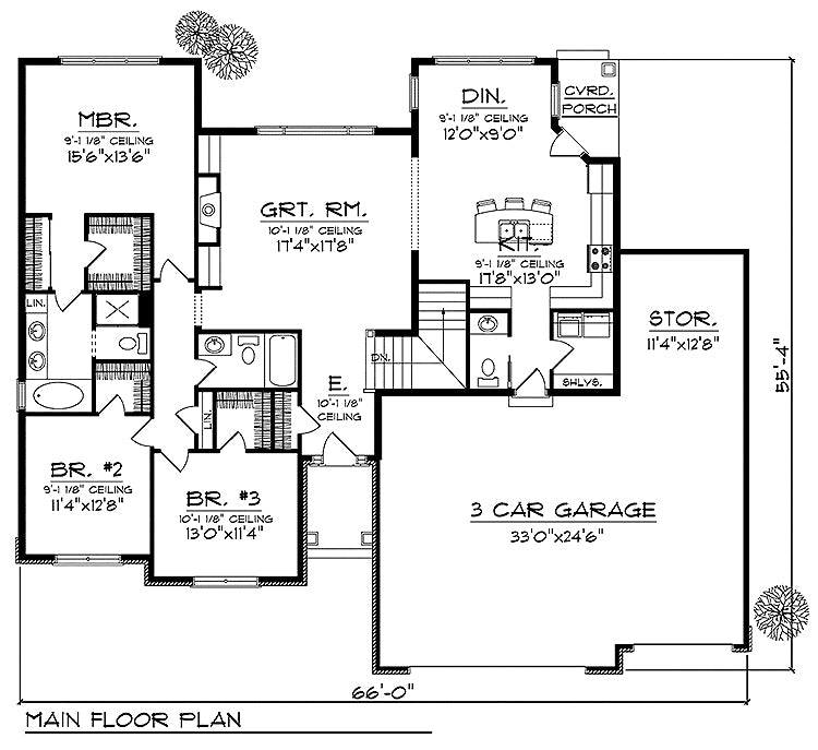 House Plan 91105