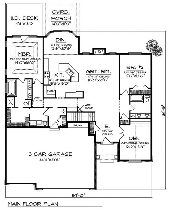 House Plan 91605