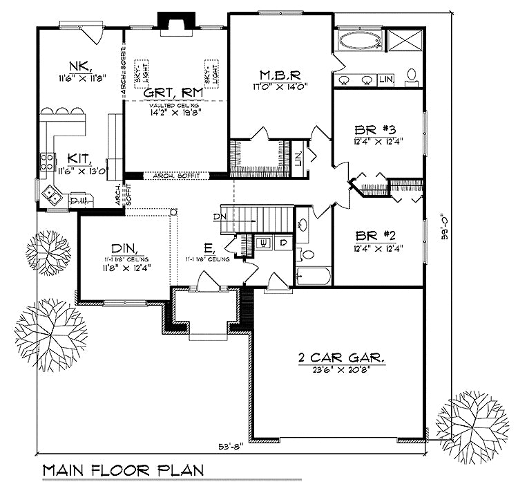 House Plan 93800