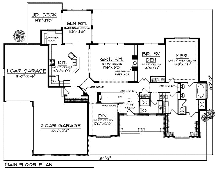     94906LL-front2-craftsman-ranch-house-plans-2-bedroom-2-bathroom-2269-square-feet