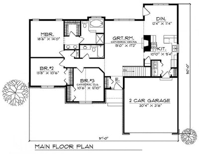 House Plan 95800