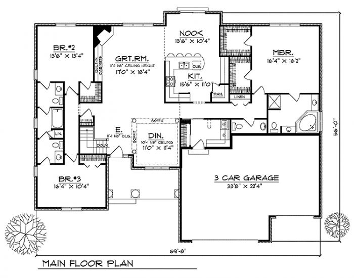 House Plan 98100