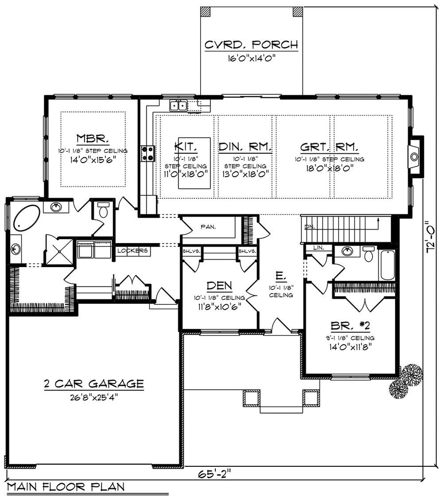 House Plan 63418