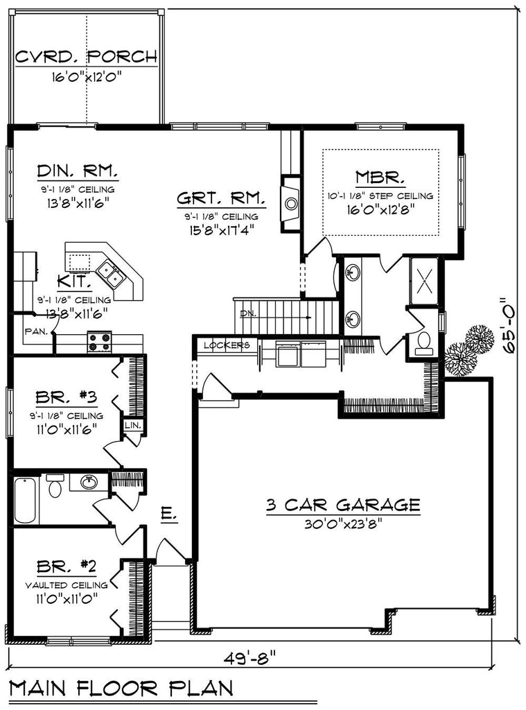 House Plan 64918