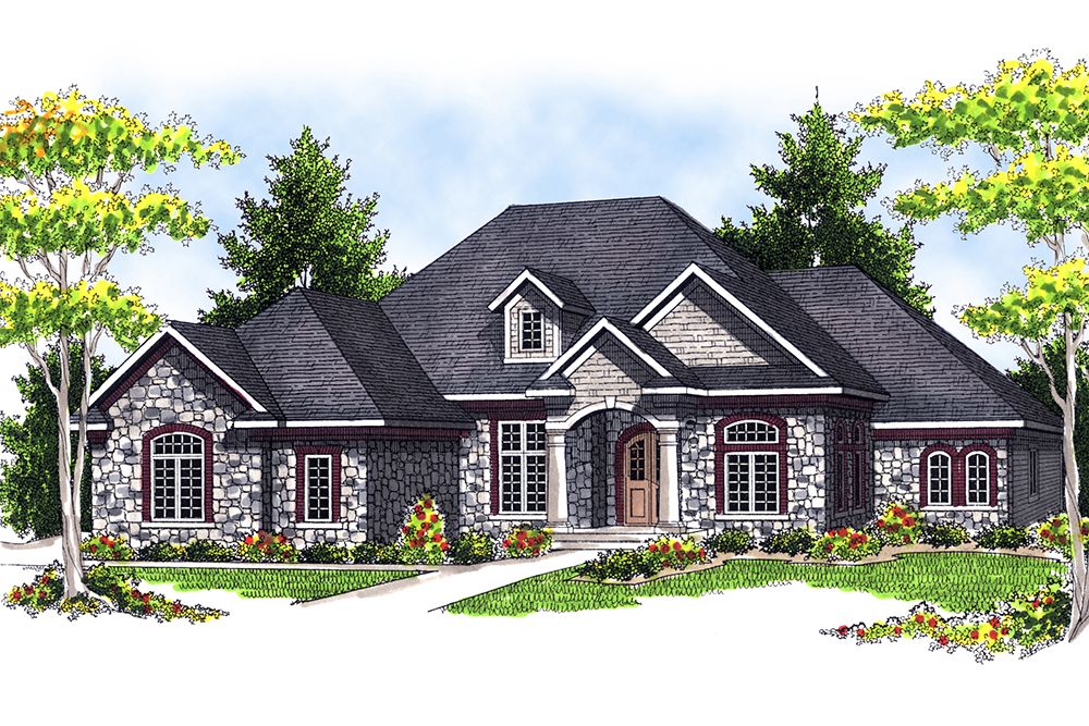 French Country Ranch House Plans